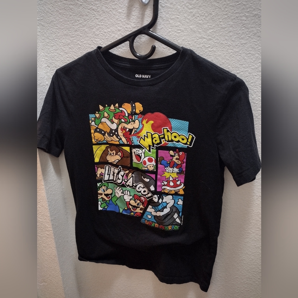 Mario Bros character kids t-shirt